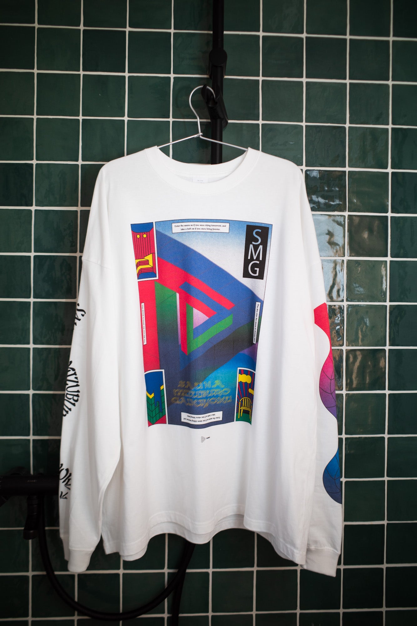【ロンT】SAMIGA loop graphic Long Tshirts【予約商品(10月中旬発送予定)】