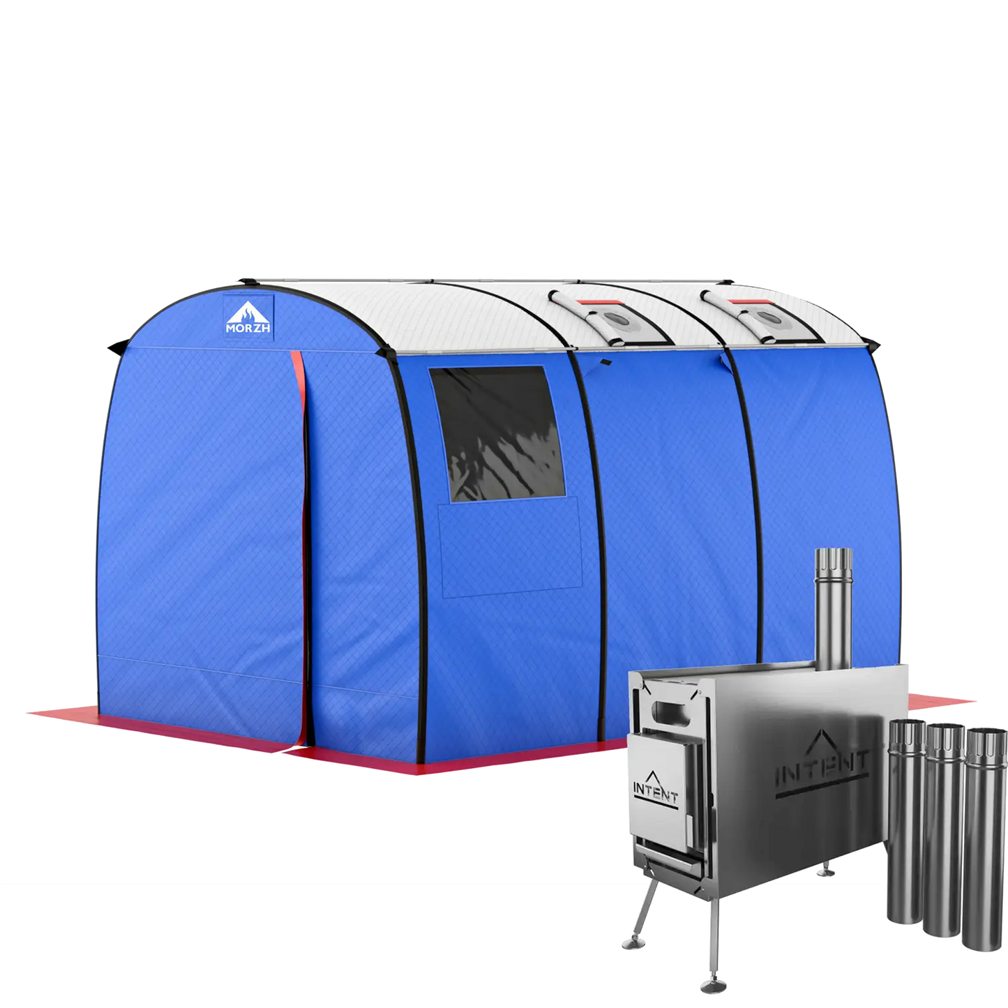 3層式テントサウナ MORZH MAX(モルジュ マックス)ストーブ1台セット