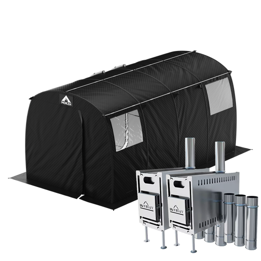 3層式テントサウナ MORZH MAX XL(モルジュ マックス エックスエル)ストーブ2台セット