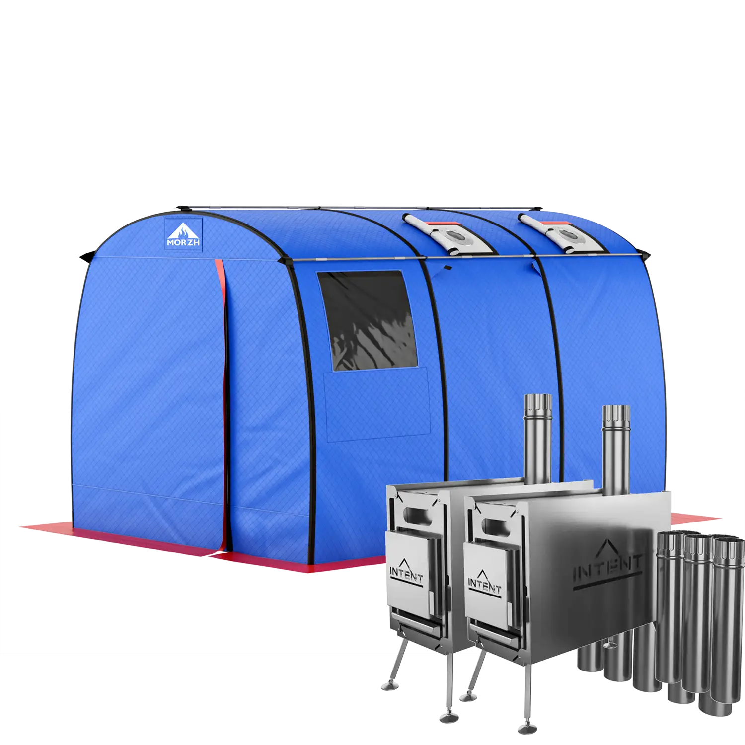 3層式テントサウナ MORZH MAX(モルジュ マックス) ストーブ2台 3層式テントサウナ MORZH MAX(モルジュ マックス) ストーブ2台