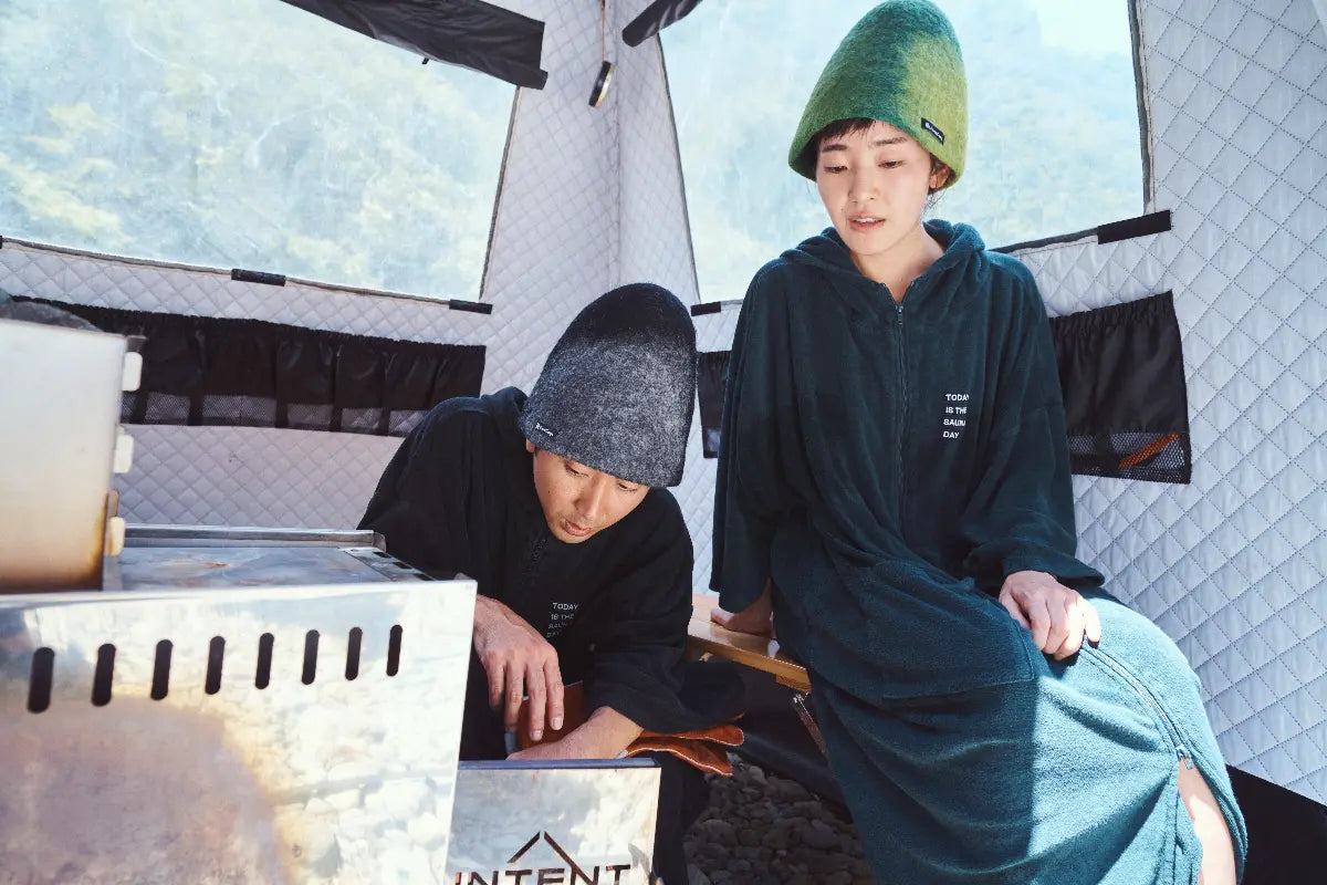 TITSD サウナポンチョ(Deep Green) | 3層式テントサウナMORZH TITSD サウナポンチョ(Deep Green) | 3層式テントサウナMORZH
