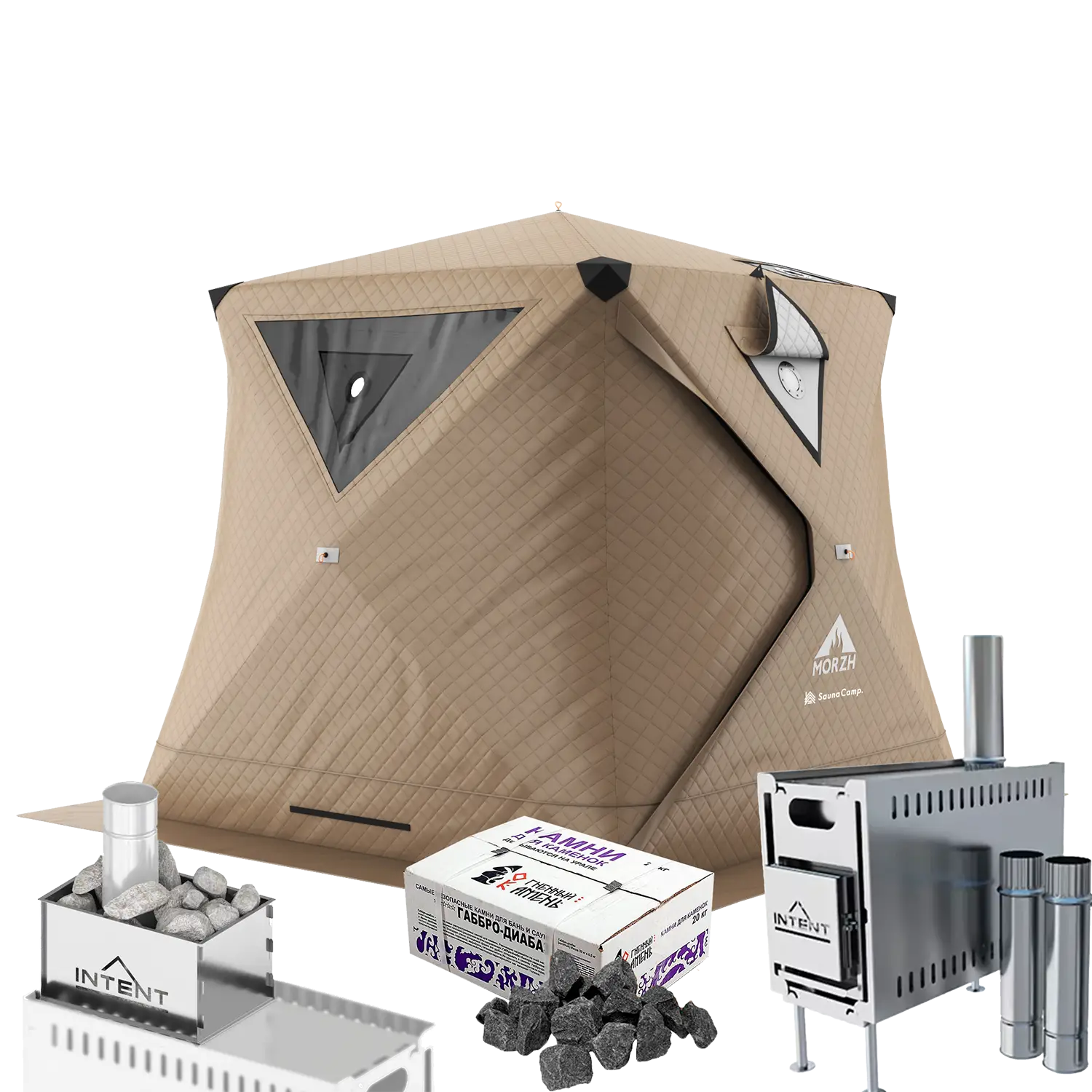 公式サイト限定価格セット】3層式テントサウナ MORZH CUBE(モルジュ 公式サイト限定価格セット】3層式テントサウナ MORZH CUBE(モルジュ