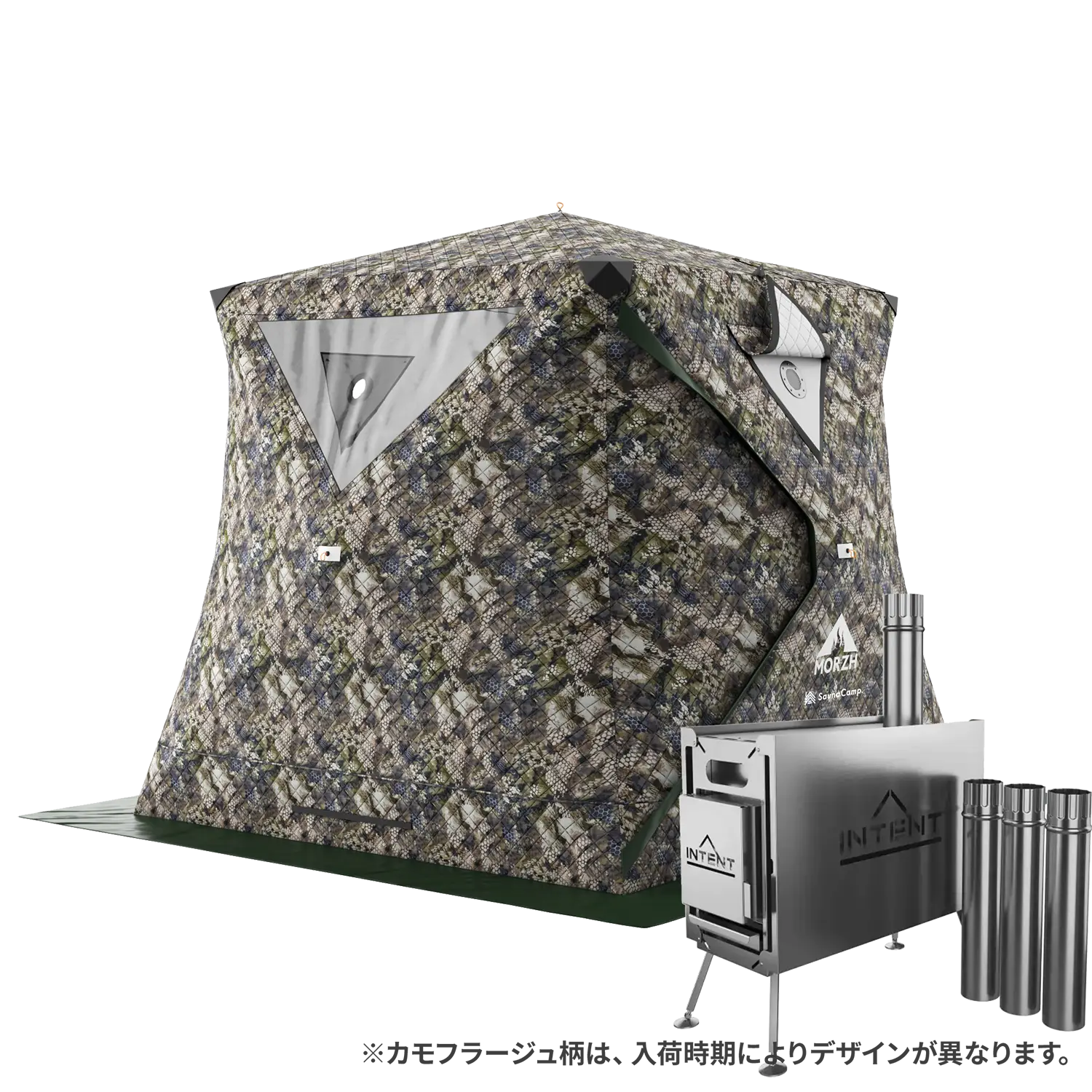 3層式テントサウナ MORZH CUBE（モルジュ キューブ） – テント