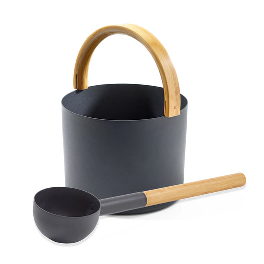 KOLO SAUNA SET 2 BLACK（ロウリュ用バケツ＆レードルセット） / コロ サウナ セット 2