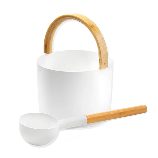 KOLO SAUNA SET 2 WHITE（ロウリュ用バケツ＆レードルセット） / コロ サウナ セット 2