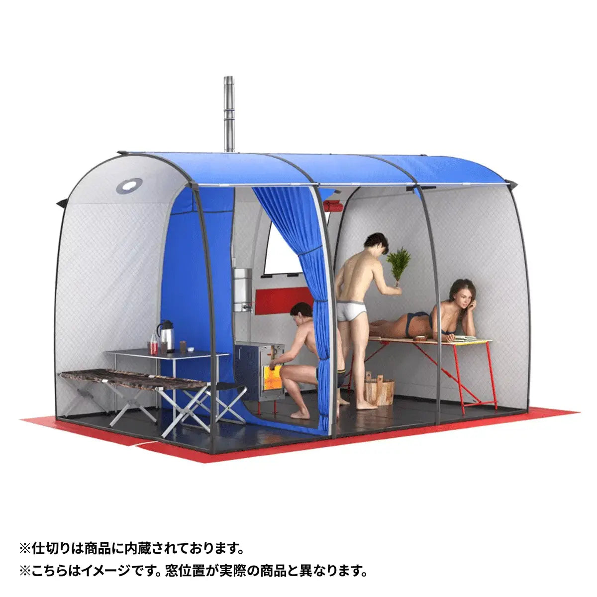 3層式テントサウナ MORZH MAX(モルジュ マックス)ストーブ1台 3層式テントサウナ MORZH MAX(モルジュ マックス)ストーブ1台
