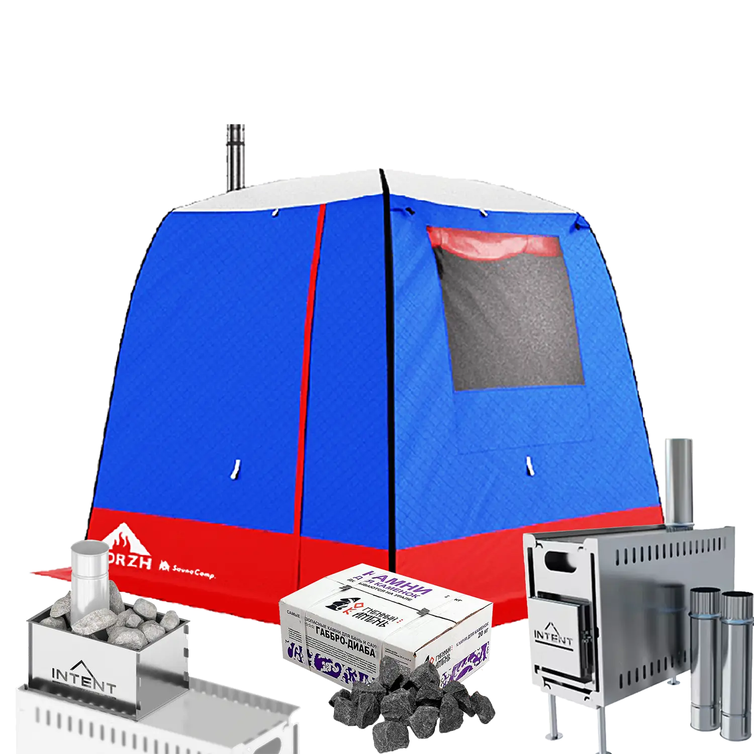 【MORZH（モルジュ ）テントサウナ】正規代理店 Sauna Camp 購入品 公式サイト限定価格セット】3層式テントサウナ MORZH 1window