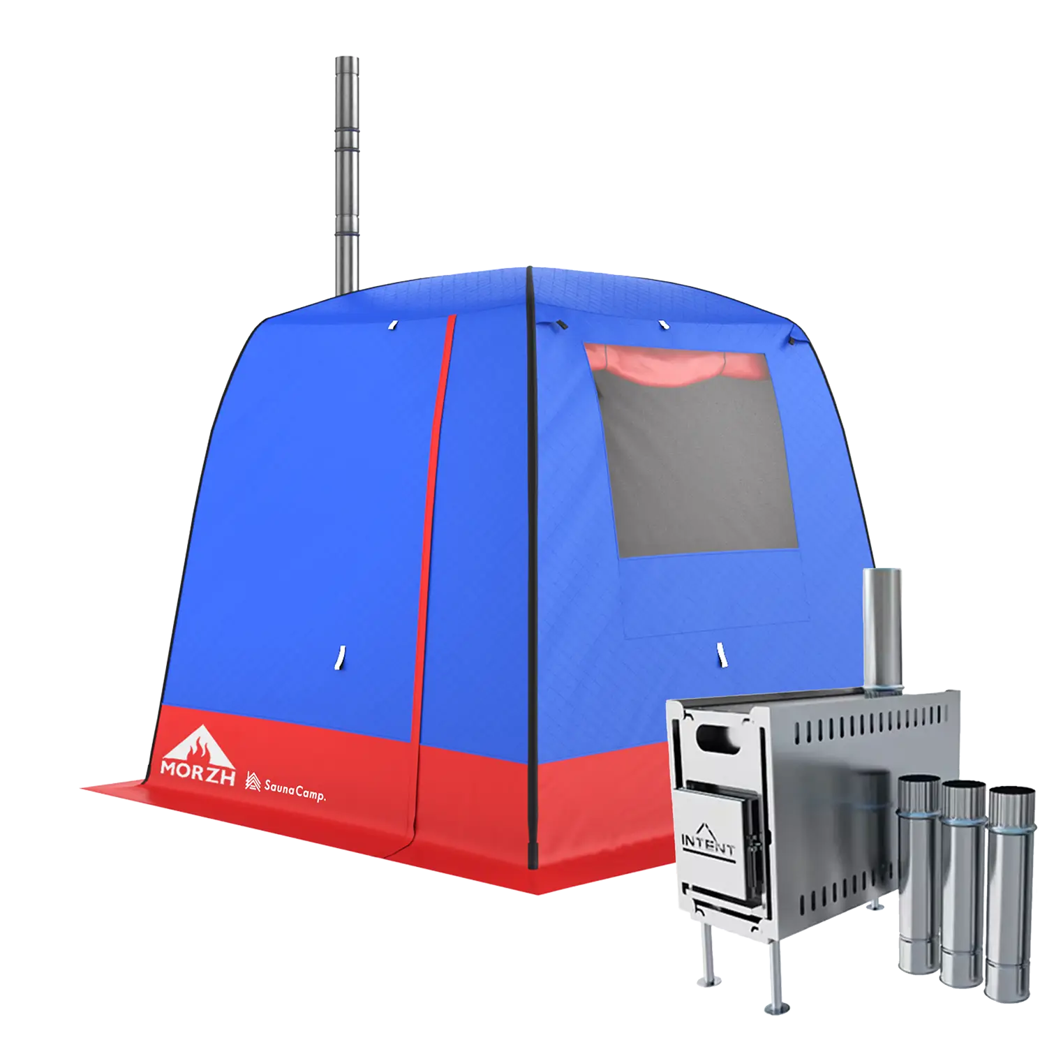 テント サウナ モルジュ (MORZH) ストーブ付き 新品 未使用 morzh_br_1_a5dadef1-2f33-4b2b-