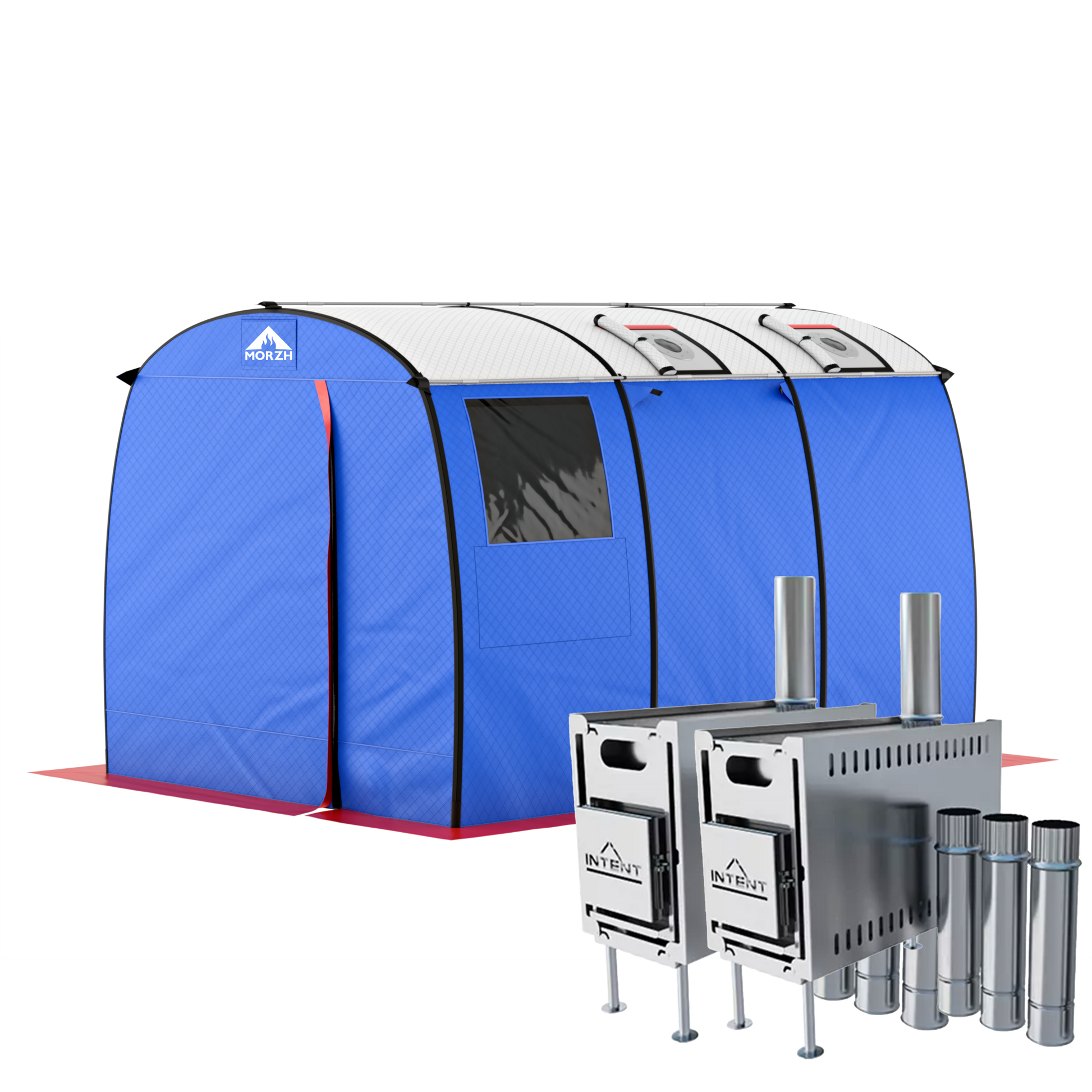3層式テントサウナ MORZH MAX(モルジュ マックス) ストーブ2台 3層式テントサウナ MORZH MAX(モルジュ マックス) ストーブ2台